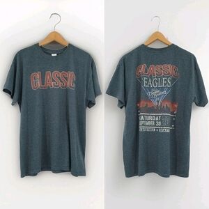 The Classic Eagles The Doobie Brothers 2017 Safeco Seattle Concert Gray T-Shirt